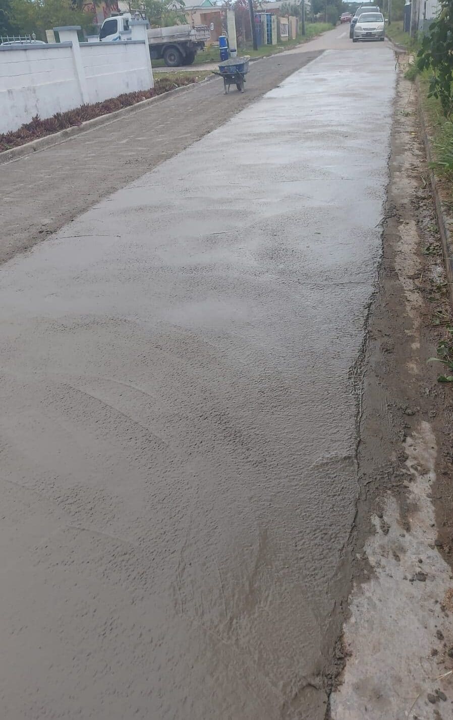 Senator Lamin Newton Commends Major Road Works in McPond, All Saints