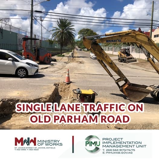 NOTICE: Single Lane Traffic on Old Parham Road for Asphalt Repairs