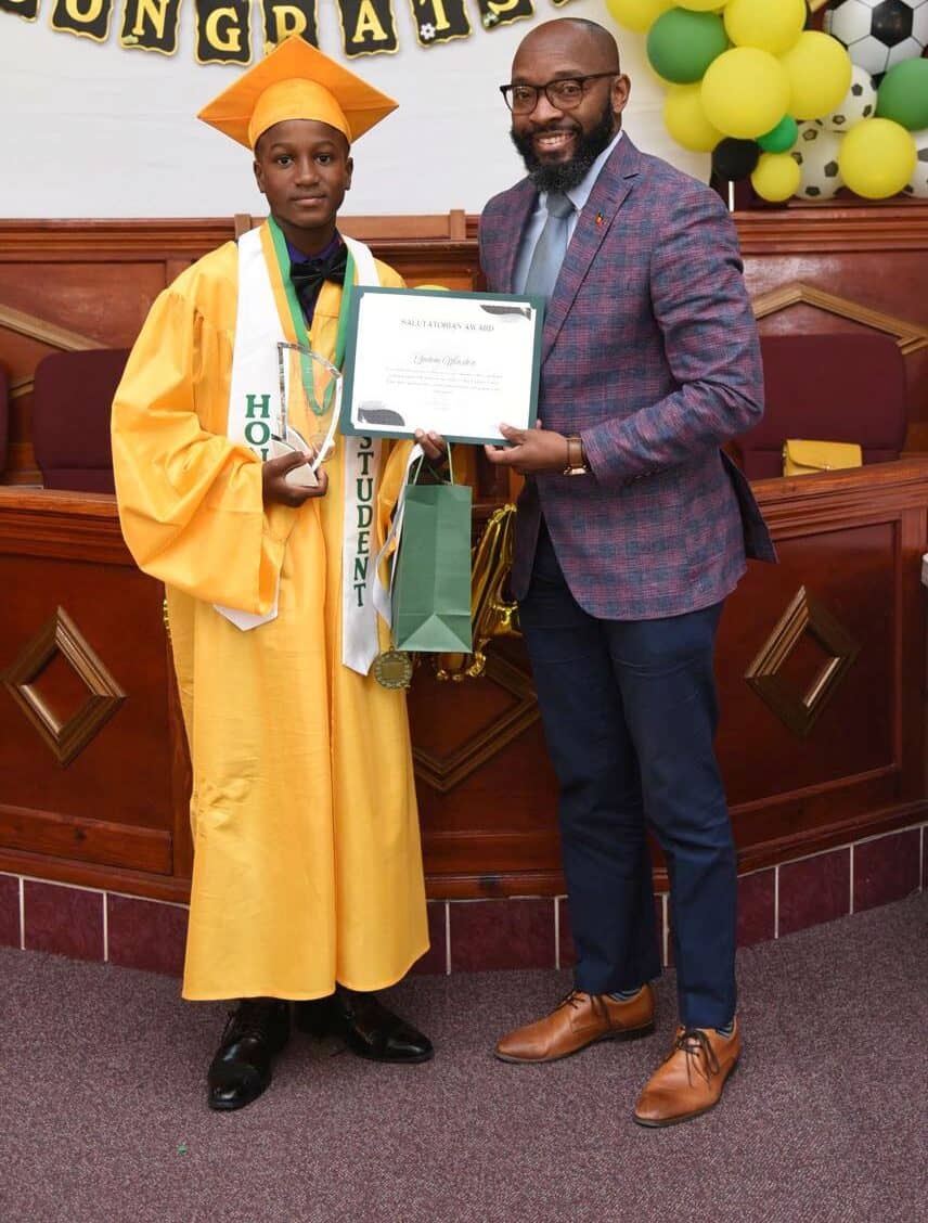 Freeland Presents Scholarship to New Winthorpes Graduate, Urges Continued Support for Youth