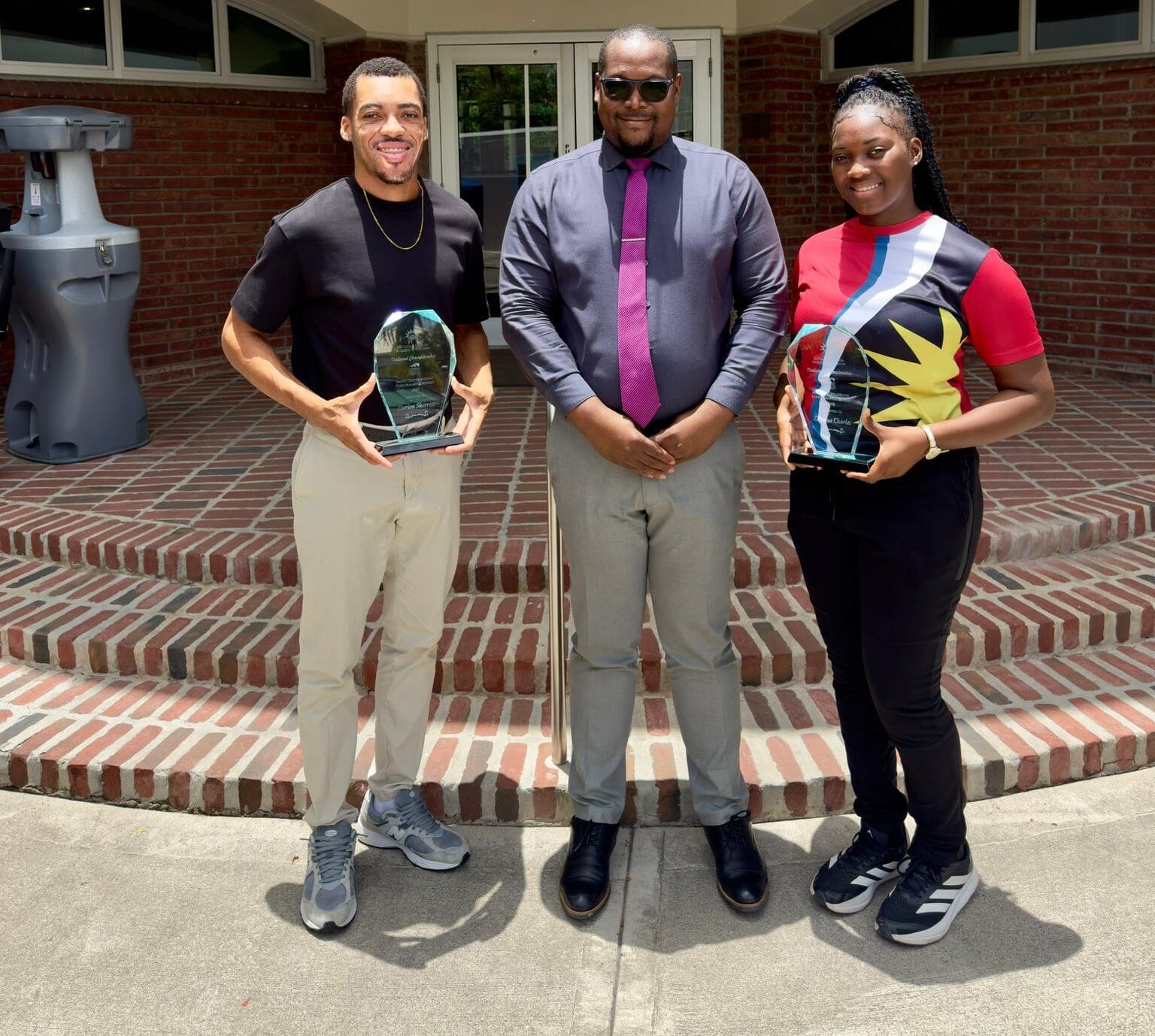 Charles and Skerritt Receives Award After Being named Top athletes