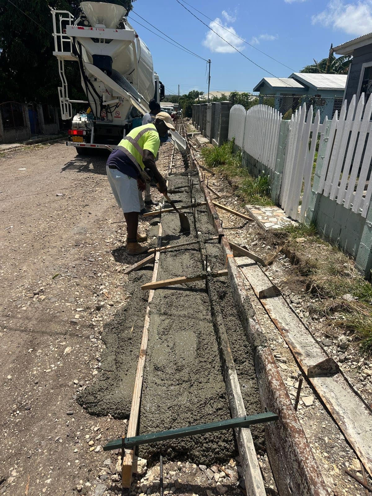 PHOTOS: Ongoing Community Roadworks Continue Across the Island