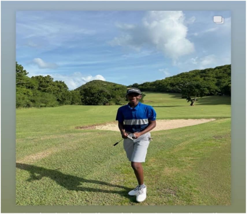 Kemarly Thomas Represents Antigua at Prestigious Junior Golf Championship in Miami