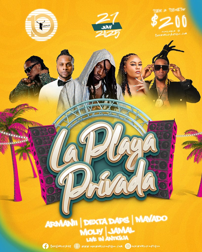 Paid Performer Fails to Show at La Playa Privada 2025, Says One World Antigua