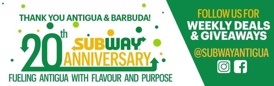SUBWAY® Antigua Celebrates 20 Years of Serving Freshness