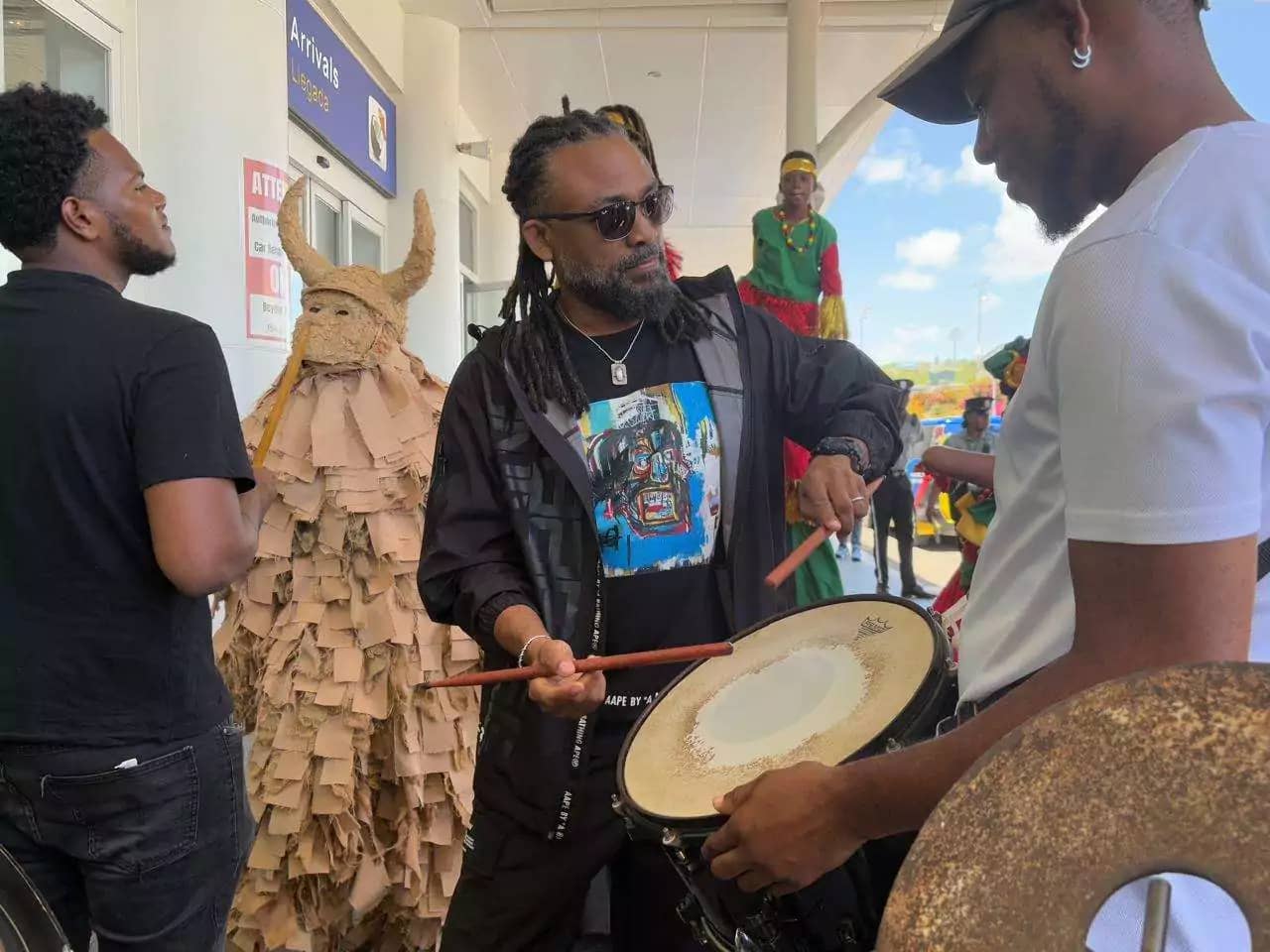Machel Montano Receives Warm Welcome in Antigua