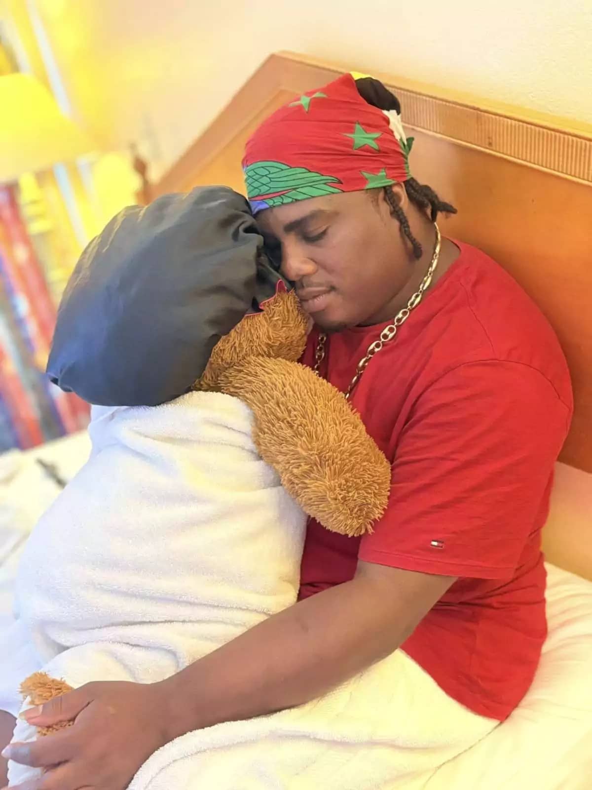 PHOTO: No Bouyon Without Brownie: Asa Banton Travels with Teddy in Tow!
