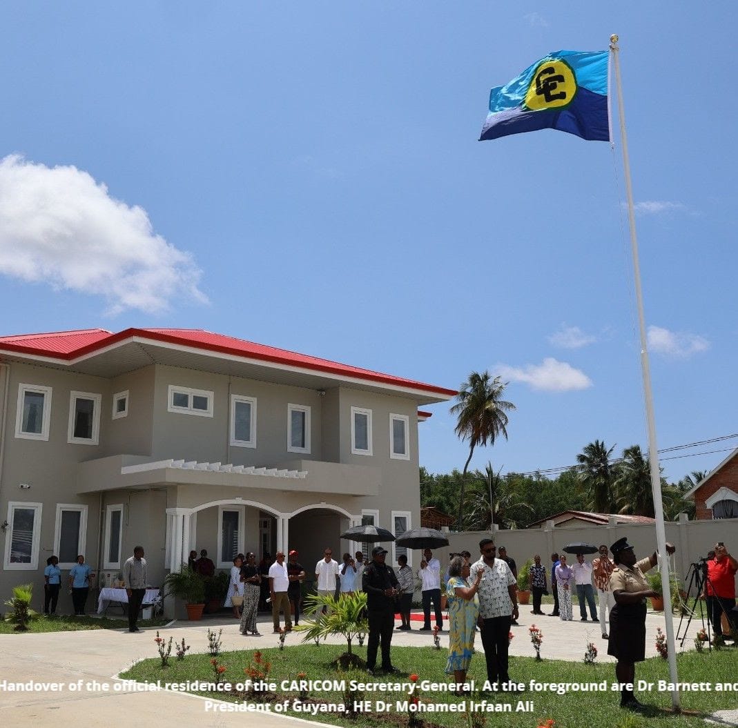 Government of Guyana underscores its commitment to CARICOM as it hands over new official residence to Secretary-General