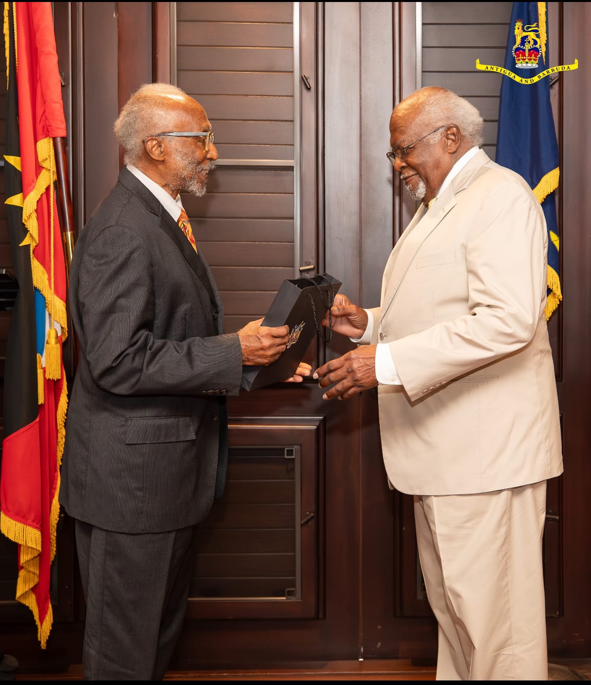 Son of Legendary Marcus Garvey, Dr. Julius Garvey, Welcomed by Governor General’s Deputy