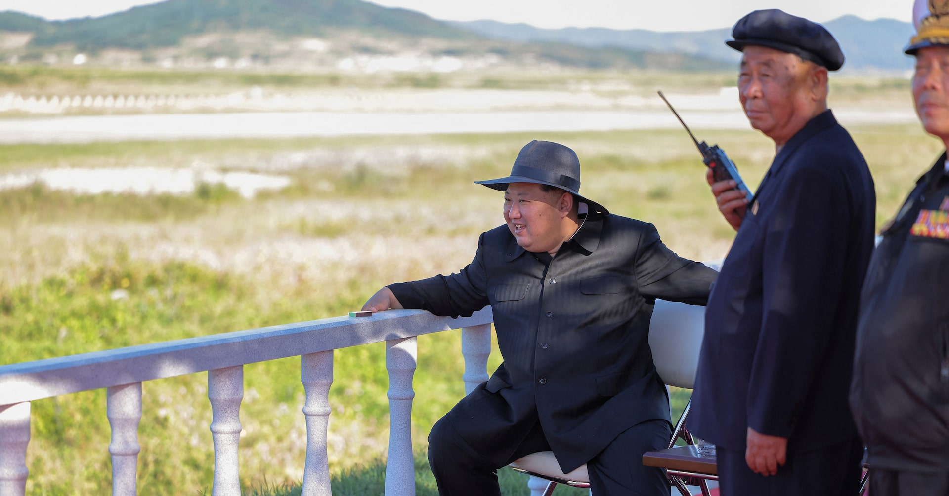 North Korea’s Kim Jong Un oversees drone testing, KCNA says