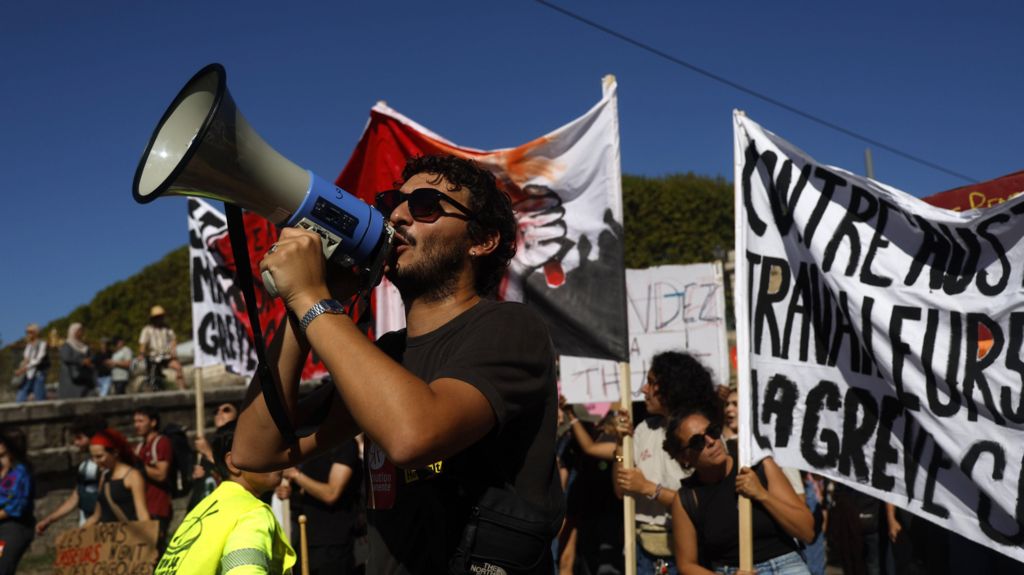 Workers across France strike over budget cut plans