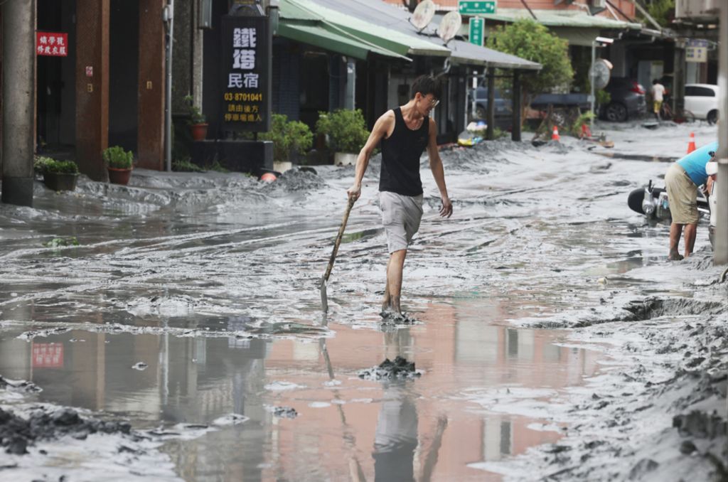 ‘No warning’ – residents reel from deadly flood after typhoon bursts Taiwan lake