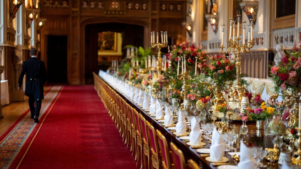 What was on the menu and who was on guest list at state banquet?