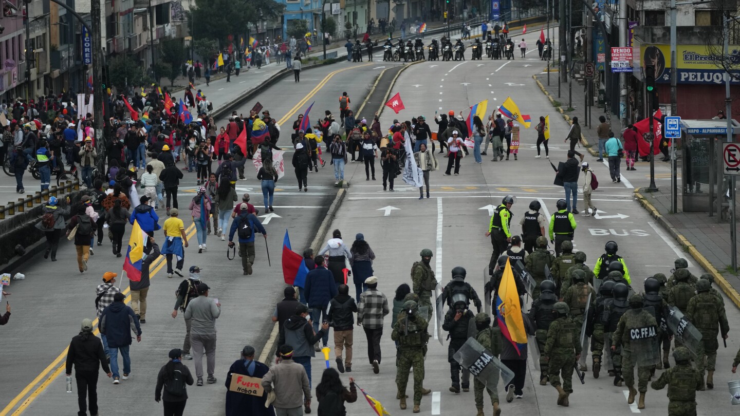 Ecuador’s Indigenous alliance ends highway-blocking protests after military threat
