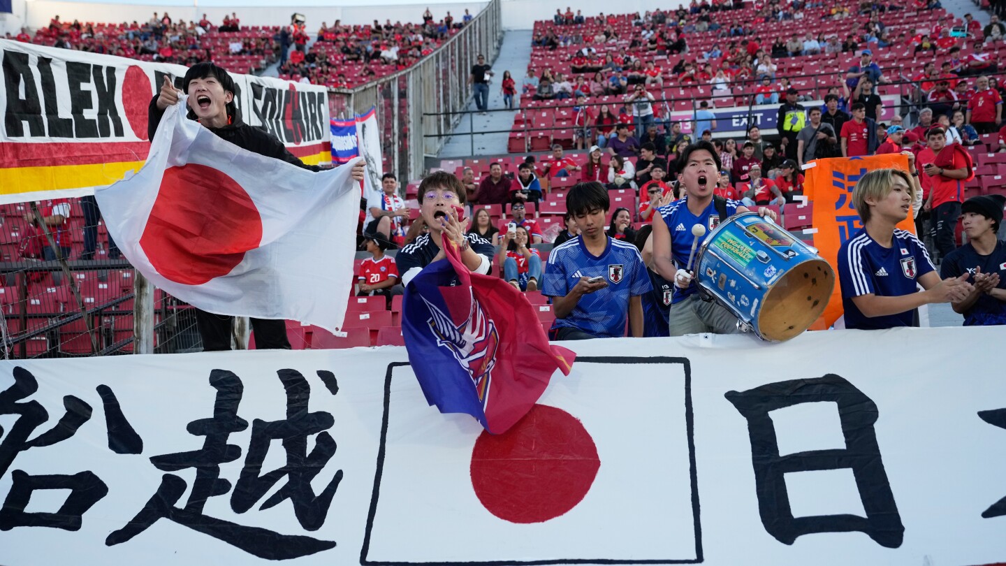 Japanese fans leave a lasting impression at the Under-20 World Cup in Chile
