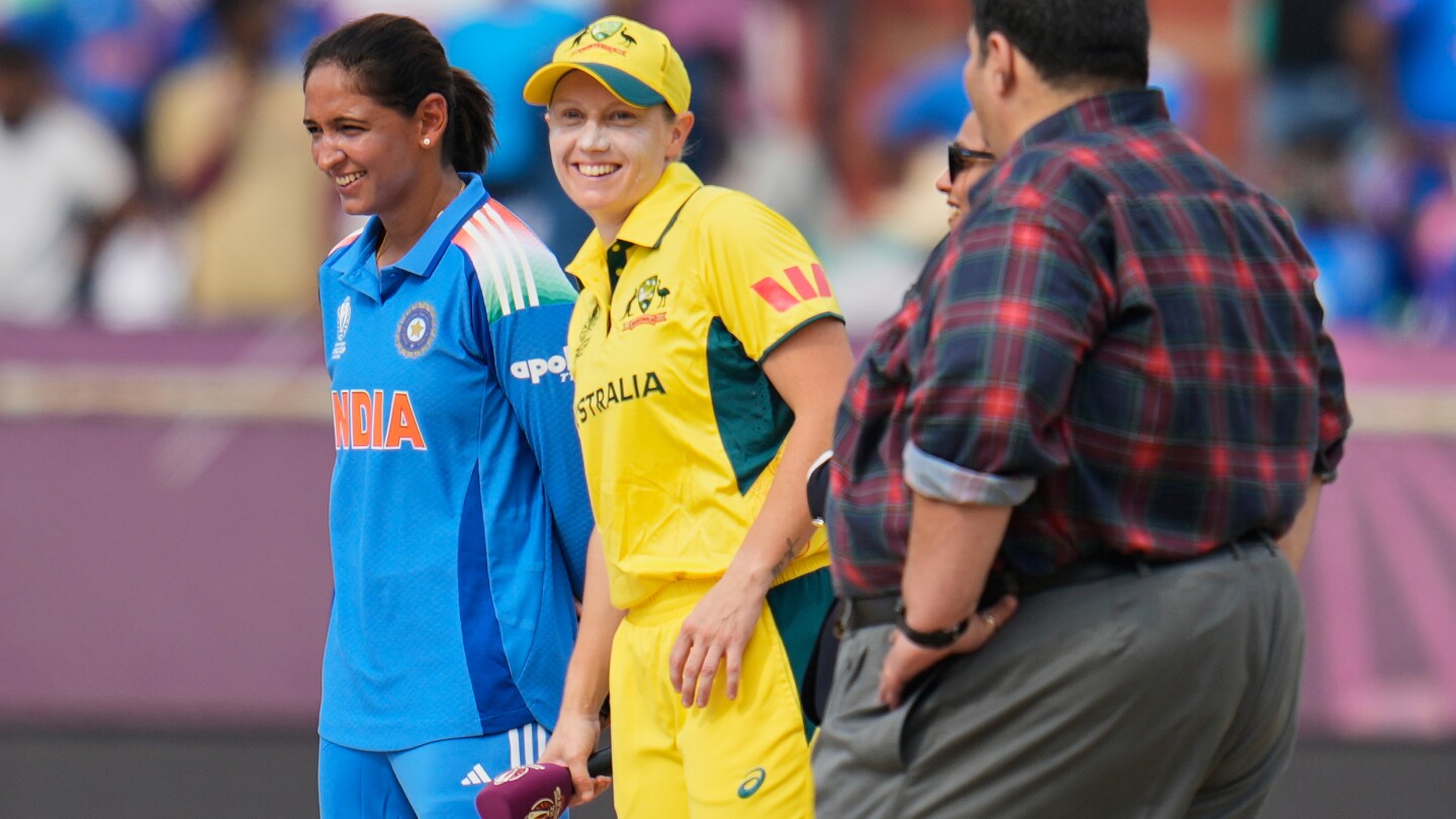 Australia wins toss and opts to bowl against India in Women’s Cricket World Cup