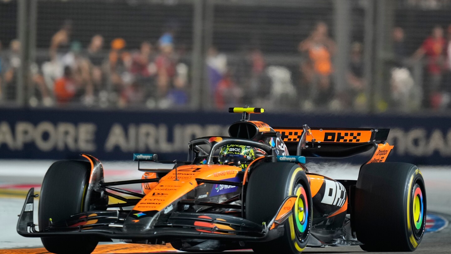 Norris held accountable for McLaren’s scrap in Singapore that tightened up F1 title chase