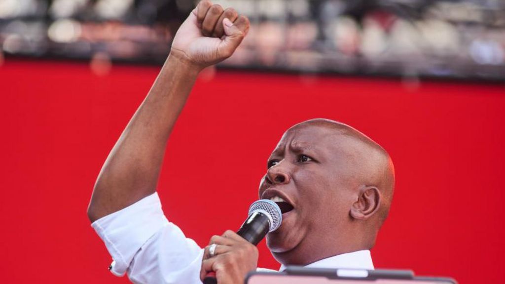 South African firebrand MP Malema convicted of firing a gun in public