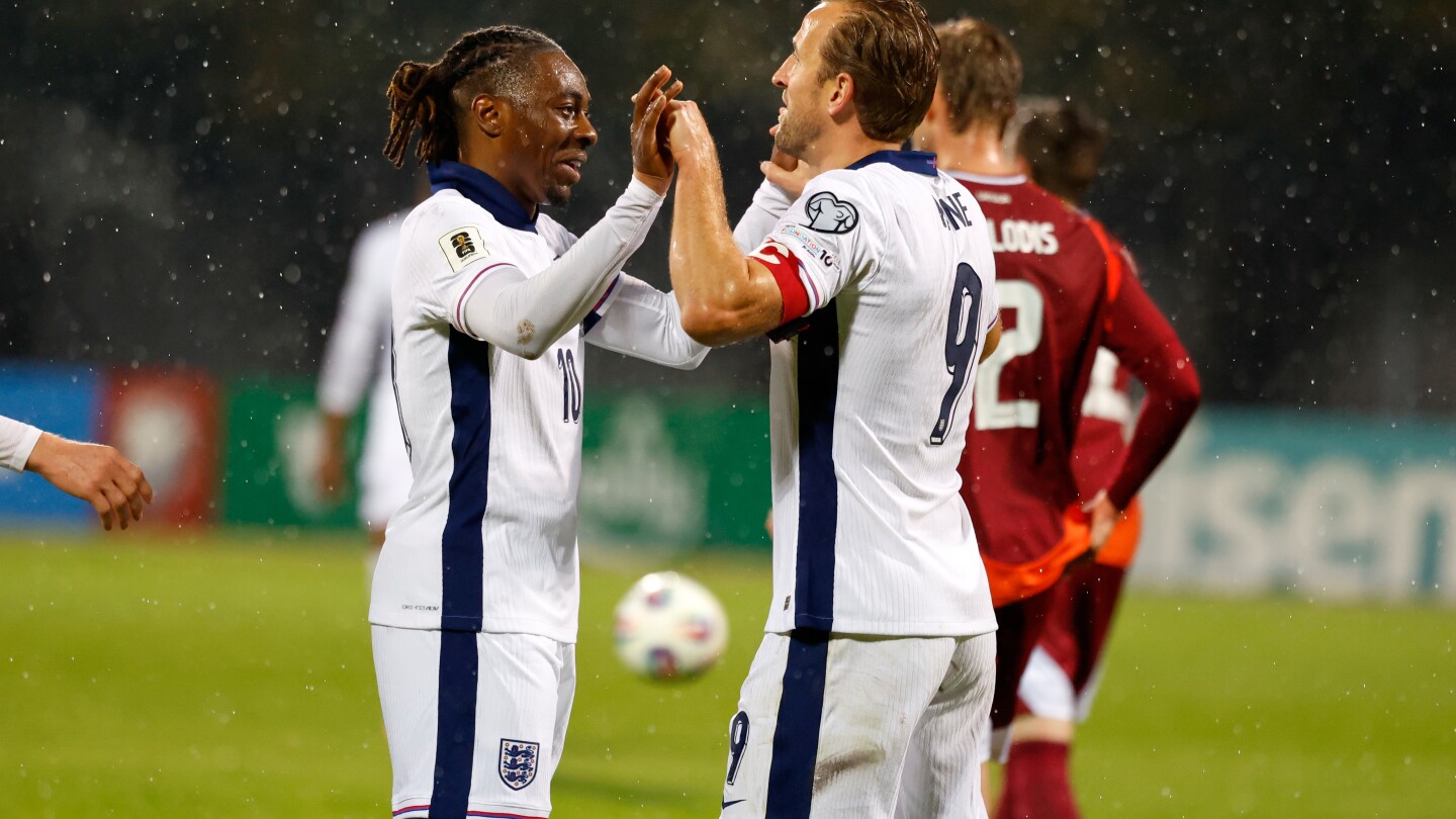 England reaches 2026 World Cup by routing Latvia. Ronaldo and Portugal miss chance to clinch a spot