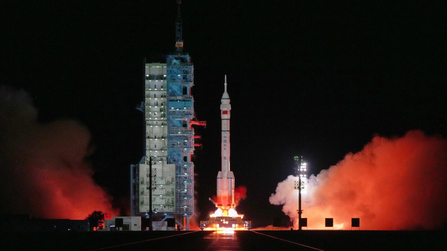 China sends astronauts — and mice — on its latest space station mission