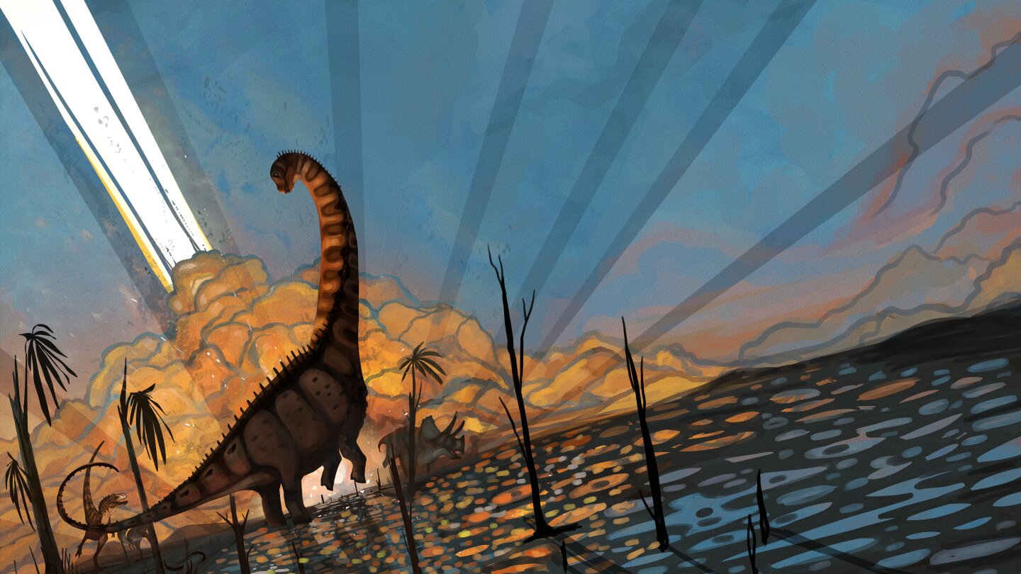 Dinosaurs were thriving in North America before the mass-extinction asteroid strike, study suggests