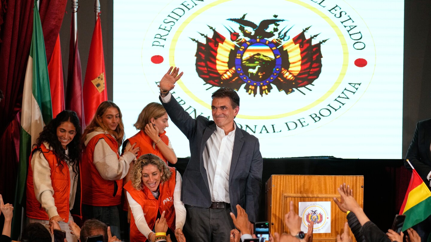 Rodrigo Paz wins presidential runoff, becoming Bolivia’s first conservative leader in decades