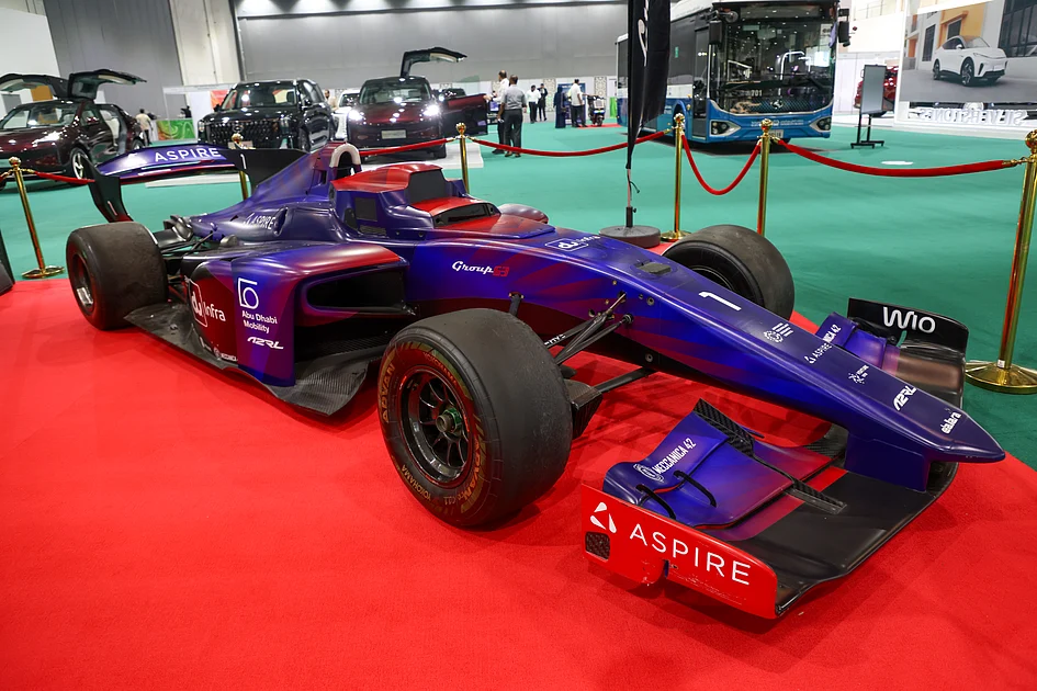 Look: UAE-made $25 million self-driving F1 race car ready to compete in Abu Dhabi