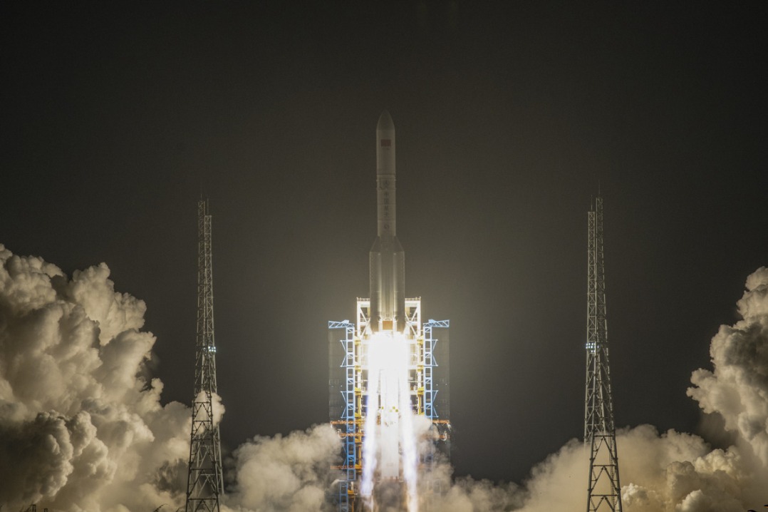 China launches Long March 5 carrier rocket to deploy new satellite