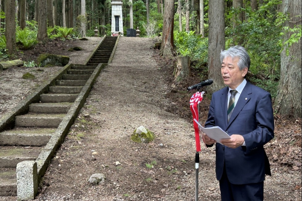 Fallen WWII Chinese laborers honored in Japan