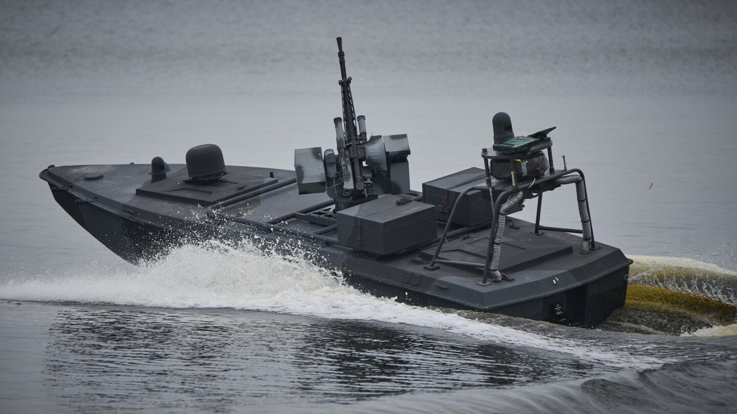Ukraine unveils upgraded sea drone it says can strike anywhere in the Black Sea