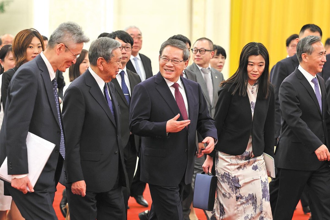 Li: Expand trade ties with Japan