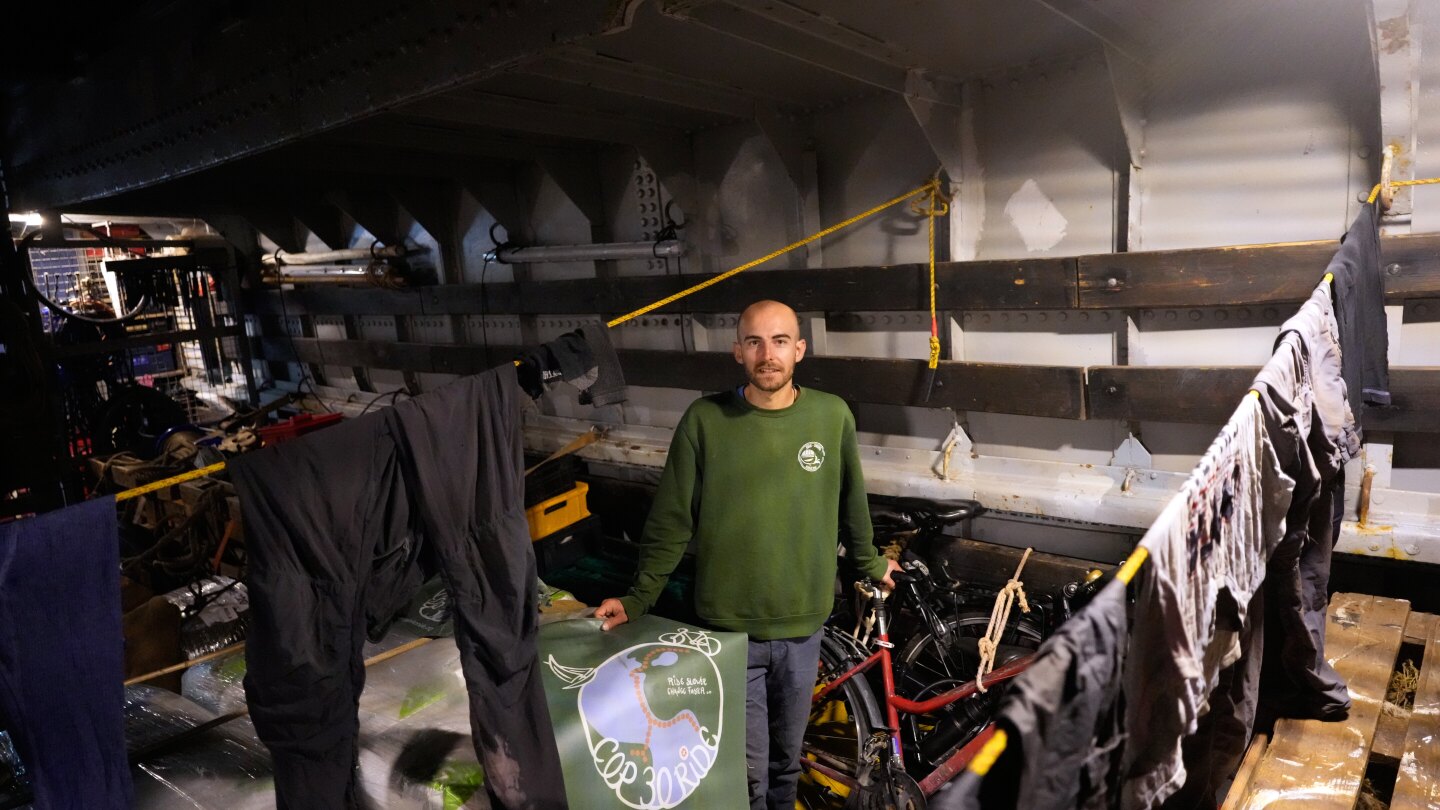 Biking to Brazil, activists urge greener transport at UN climate talks