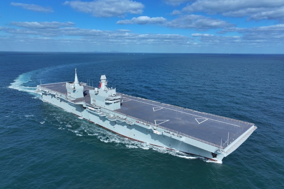 CNS Sichuan achieves desired results on its maiden sea trial