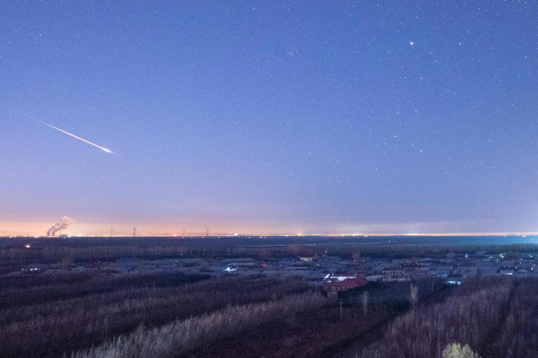 Leonid meteor shower seen in China’s Heilongjiang