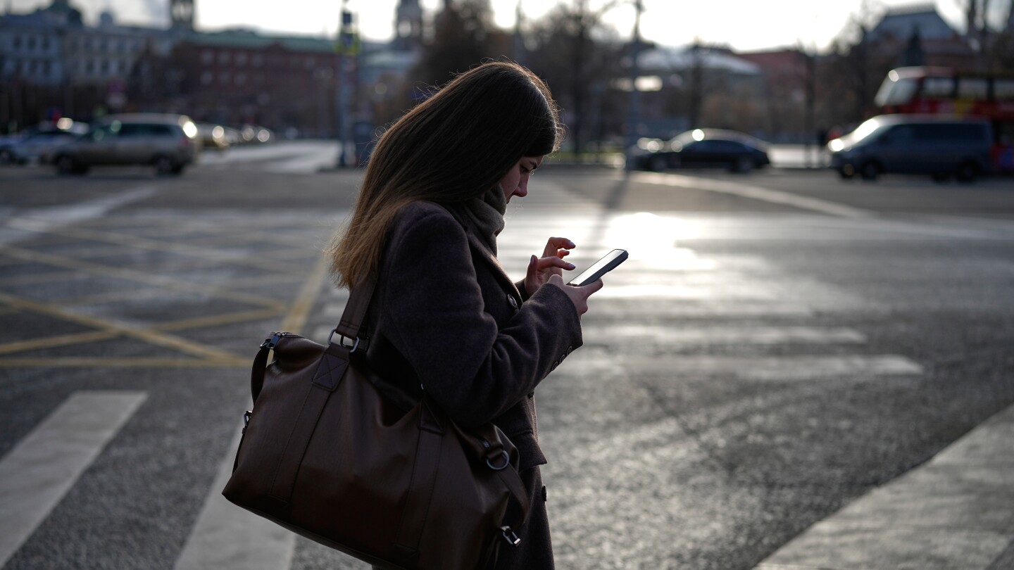 Frustrations grow in Russia over cellphone internet outages that disrupt daily life