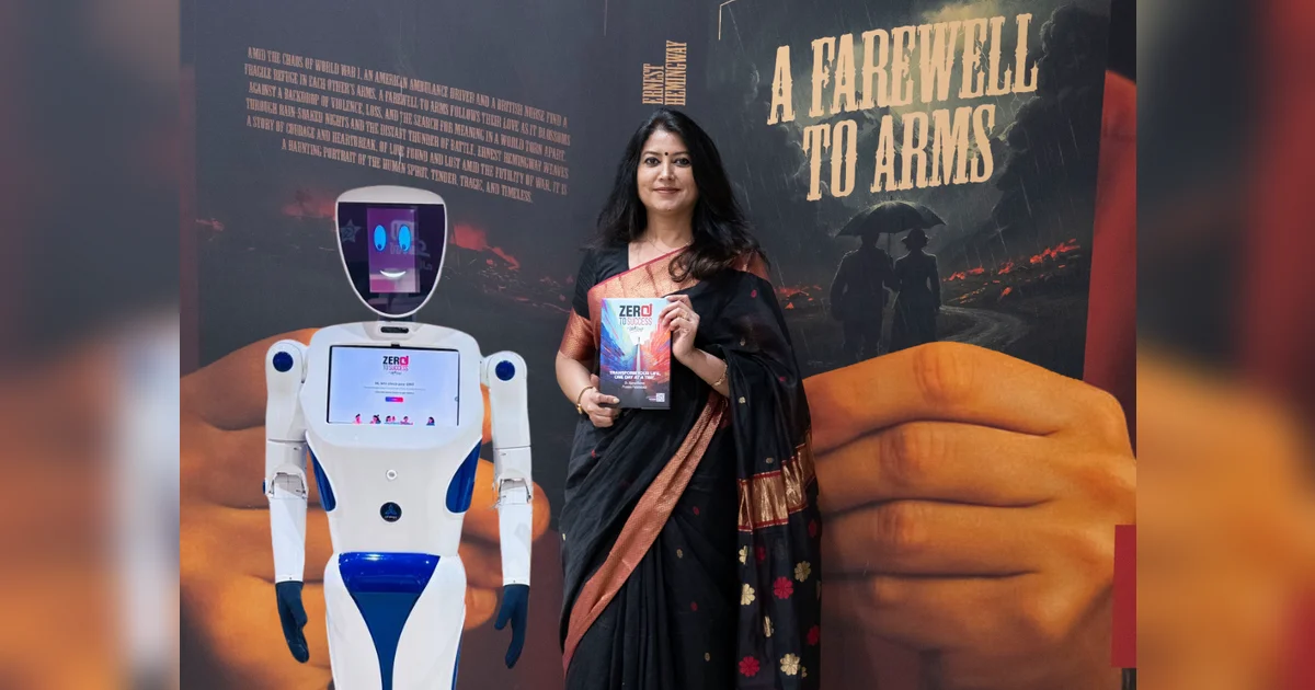 AI Robot unveils “Zero to Success in 369 Days” at Sharjah International Book Fair