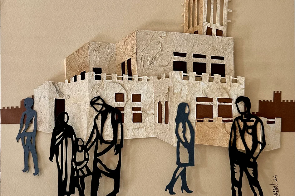 Look: UAE-based Indian artist recreates Emirati heritage, past with paper installations