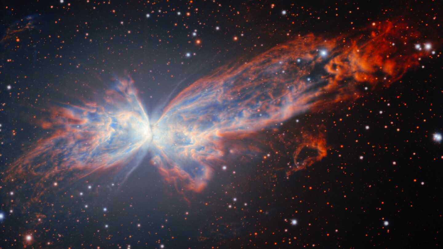 Telescope in Chile captures stunning new picture of a cosmic butterfly