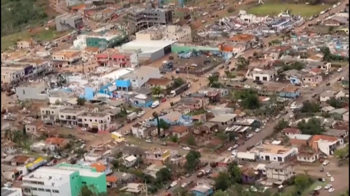 Powerful tornado in Brazil kills 6 people and injures more than 400 others