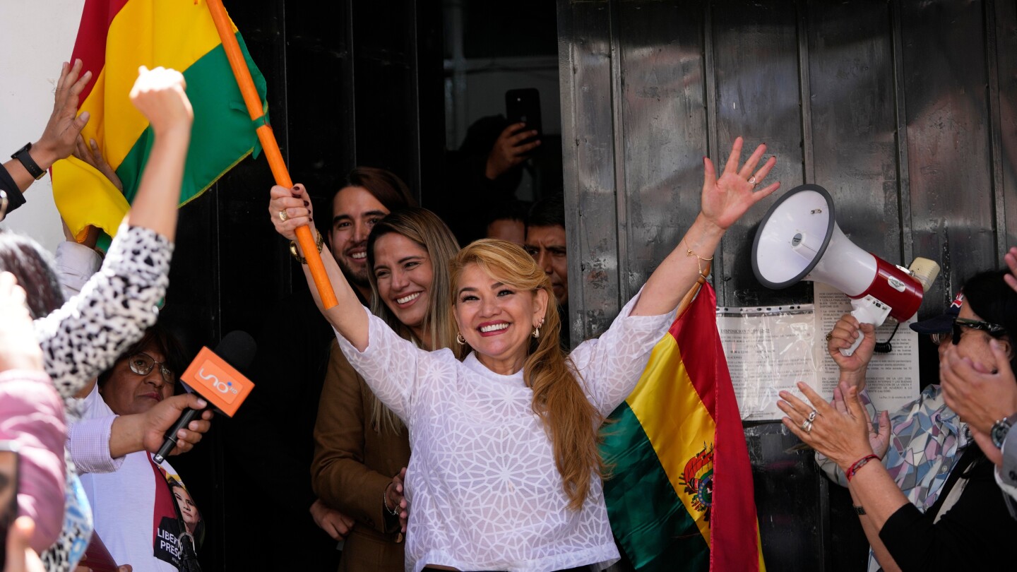 Bolivia’s former interim president Jeanine Áñez freed from prison after Supreme Court ruling