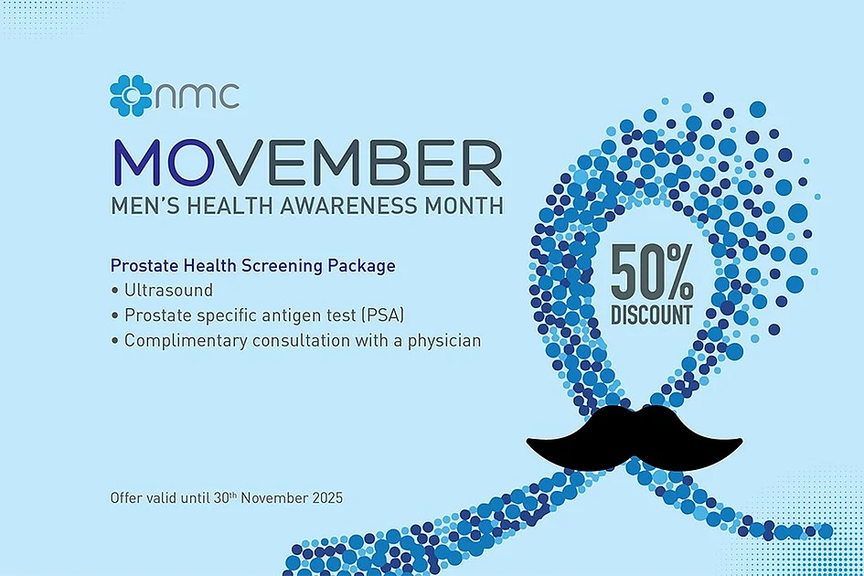 NMC Healthcare offers 50% discount on prostate screening and ultrasound in November