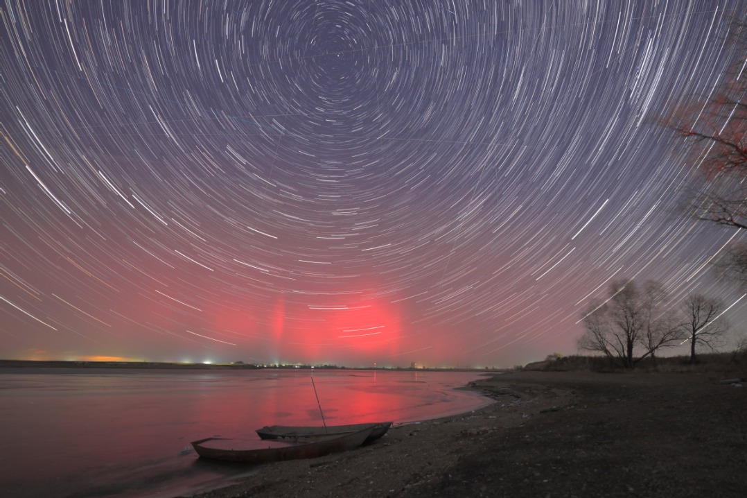 Aurora seen in Heilongjiang, NE China