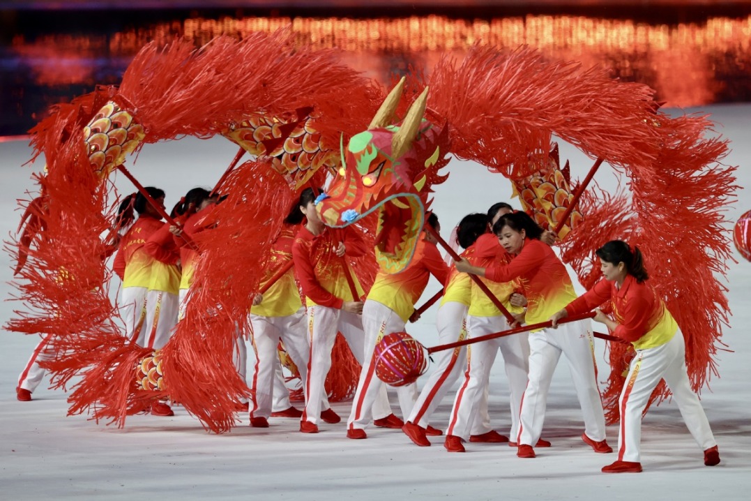 Countdown to 15th National Games: On-site warm-up entertains audience