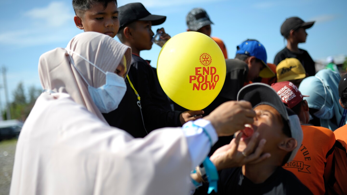 WHO declares end of Indonesia’s poliovirus outbreak following yearslong vaccination campaign