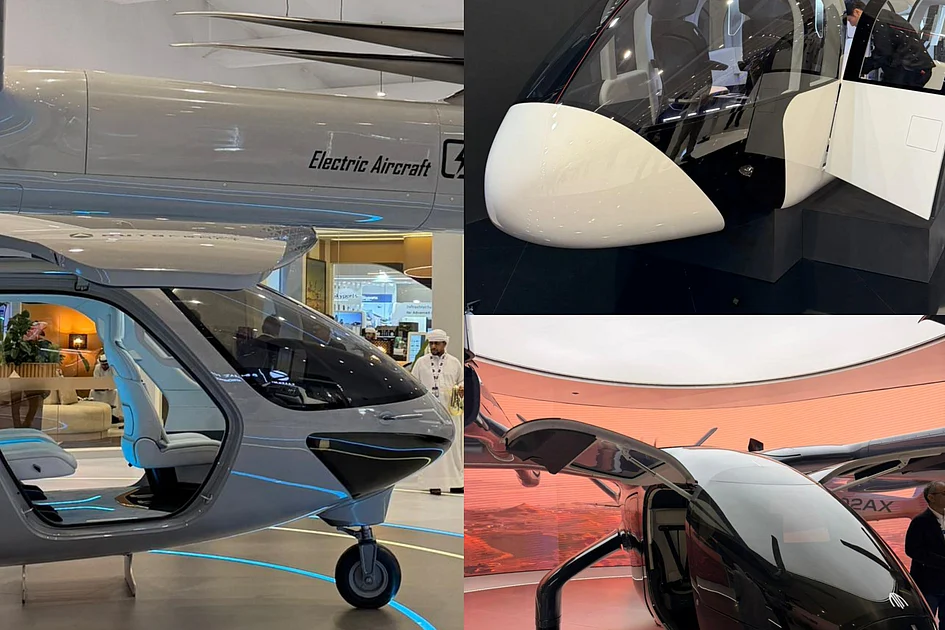 Look: How will air taxis look like? 3 models put on display at Dubai Airshow