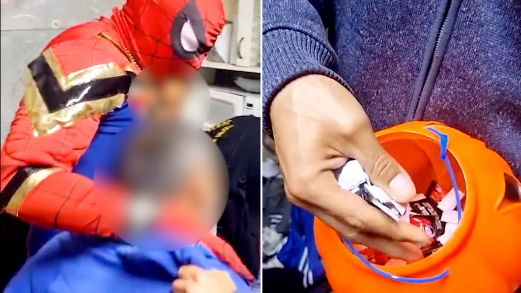 Police find suspected cocaine in trick-or-treat bucket