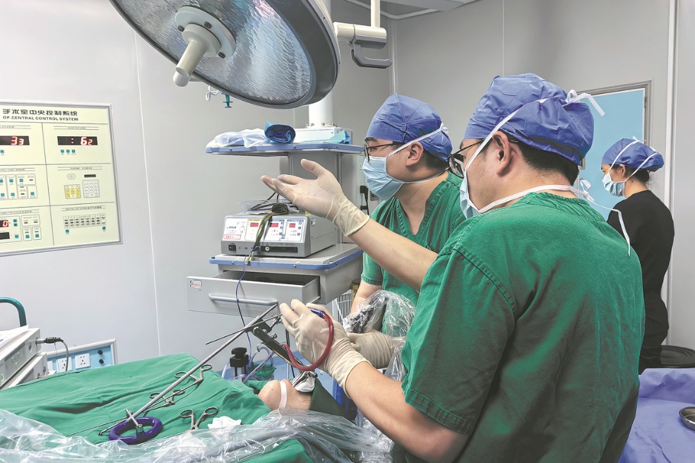 Struggling patient breathes easier after critical surgery