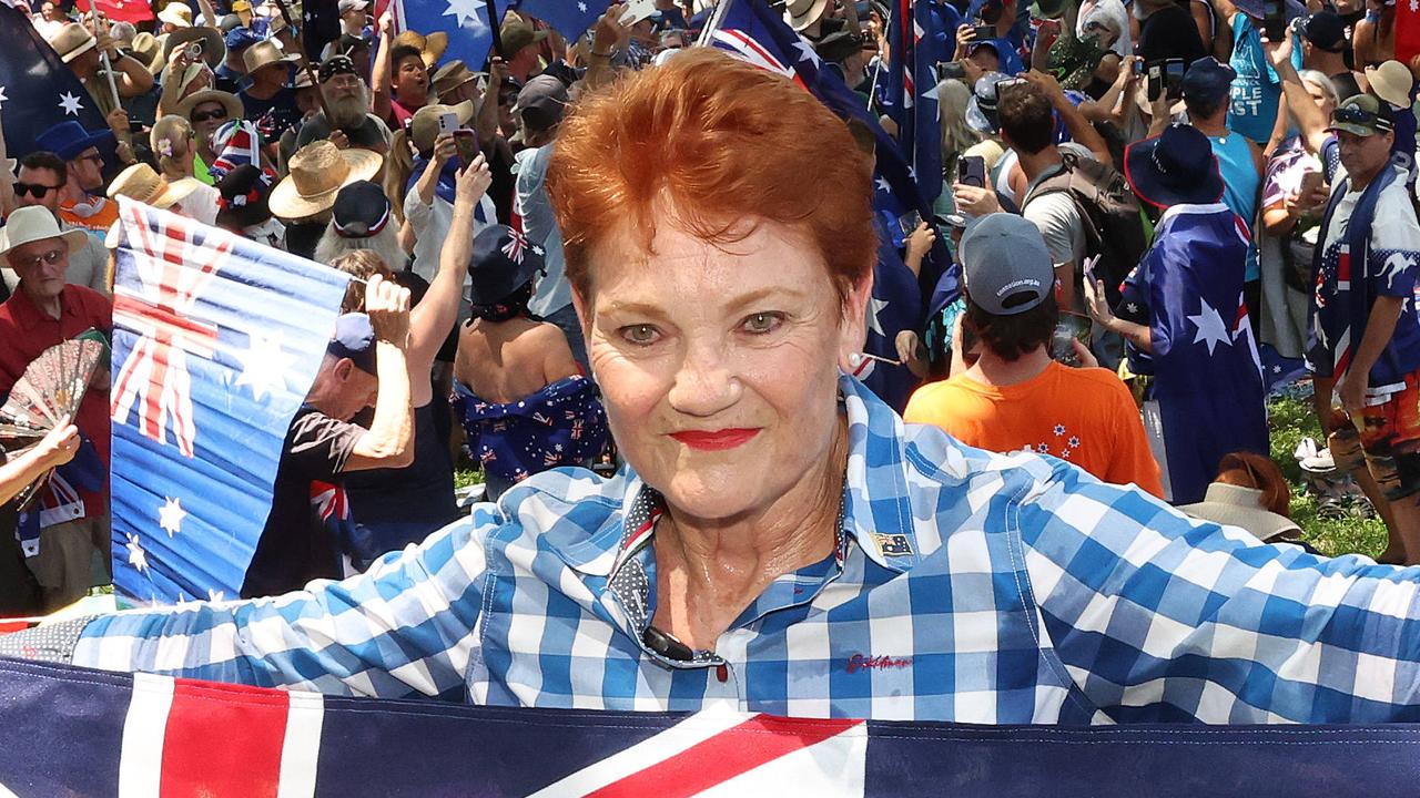Pauline Hanson slams ‘un-Australian’ opponents amid surge in poll support