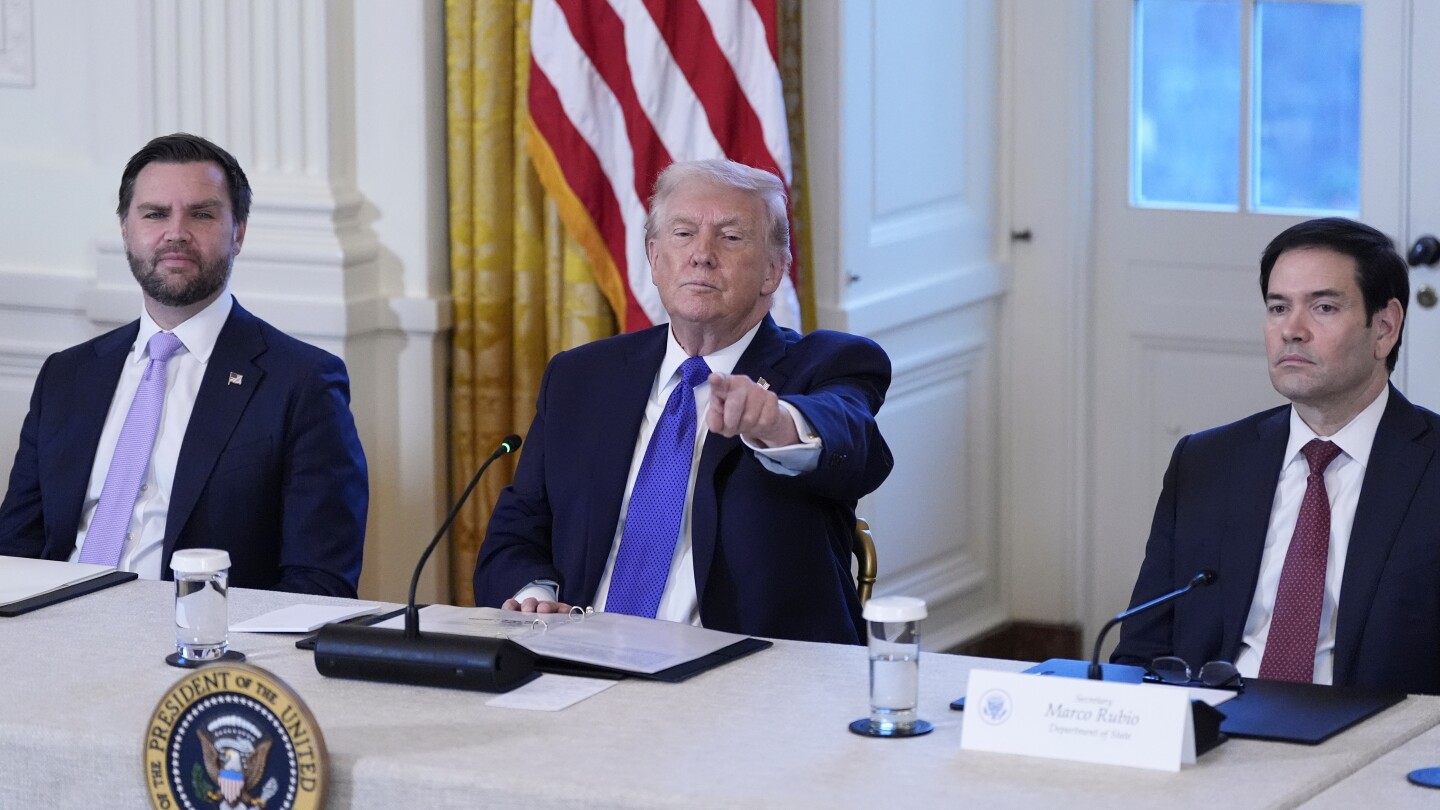 Trump signs executive order meant to protect the money from Venezuelan oil