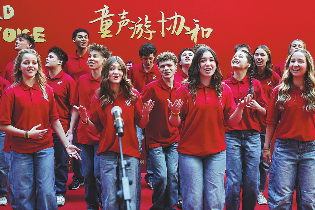 US children’s choir brings message of hope and unity