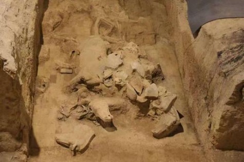 Two ancient chariots unearthed outside Emperor Qinshihuang’s Mausoleum